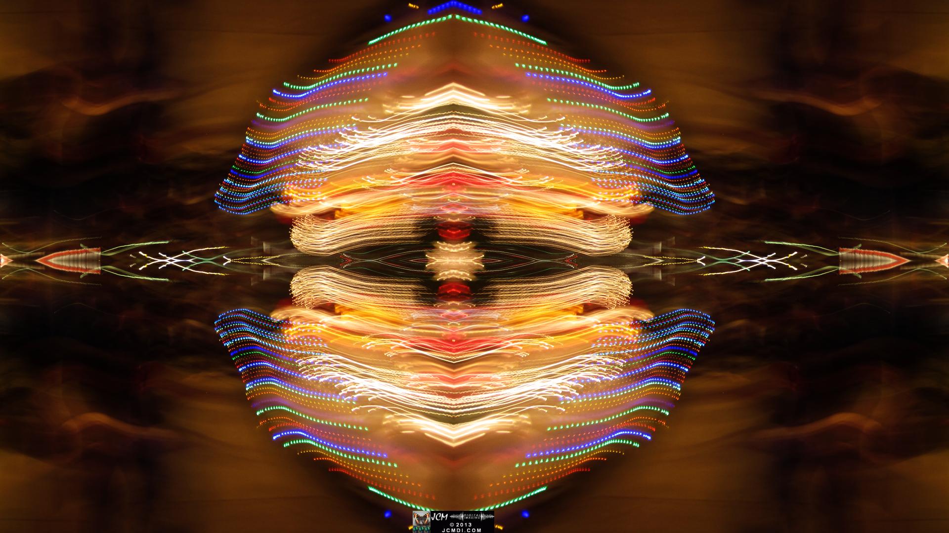 Wakefield Holiday Lightshow 2013 Quadroscopic long exposure artwork